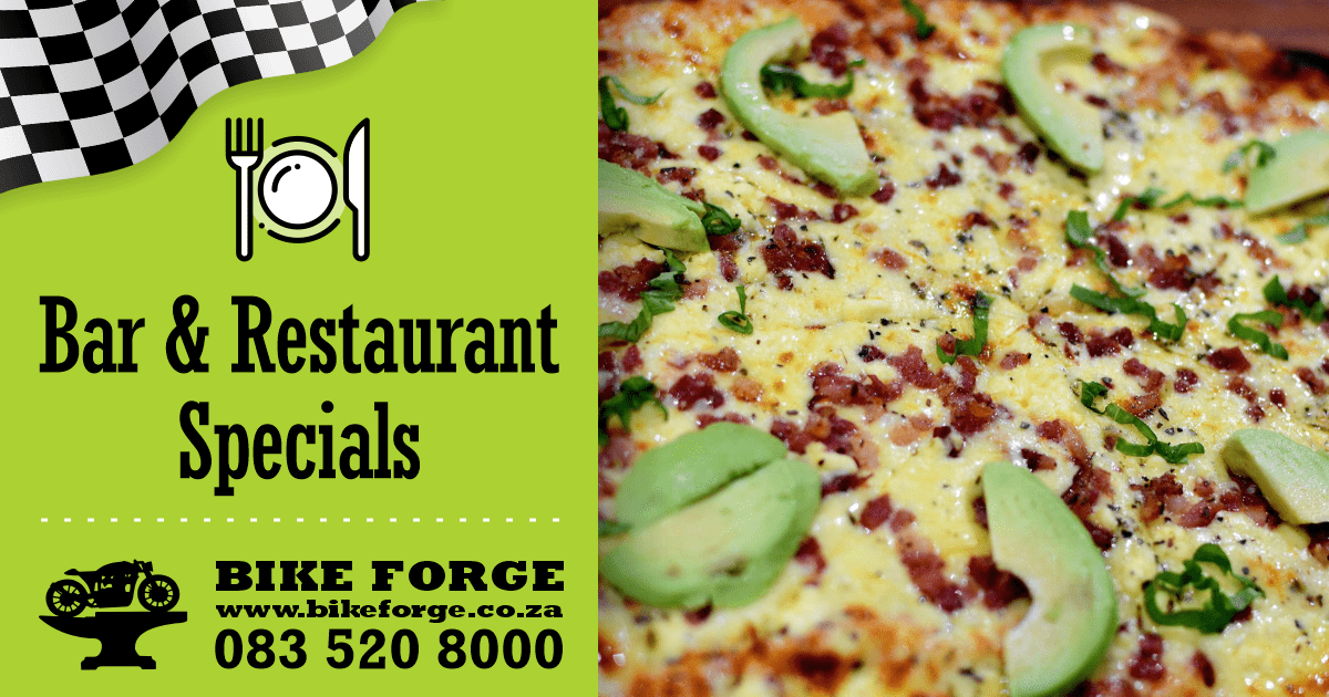 Bar & Restaurant Specials | Bike Forge 🍔