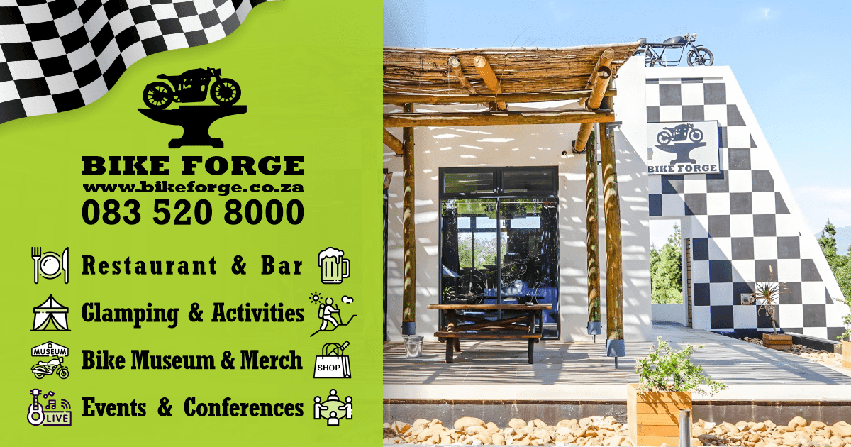 Bike Forge 🏍️ Restaurant, Bar, Glamping | Tulbagh, WC